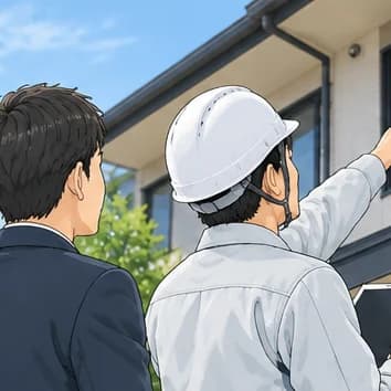 ご担当者と一緒に仕上がりを確認する職人